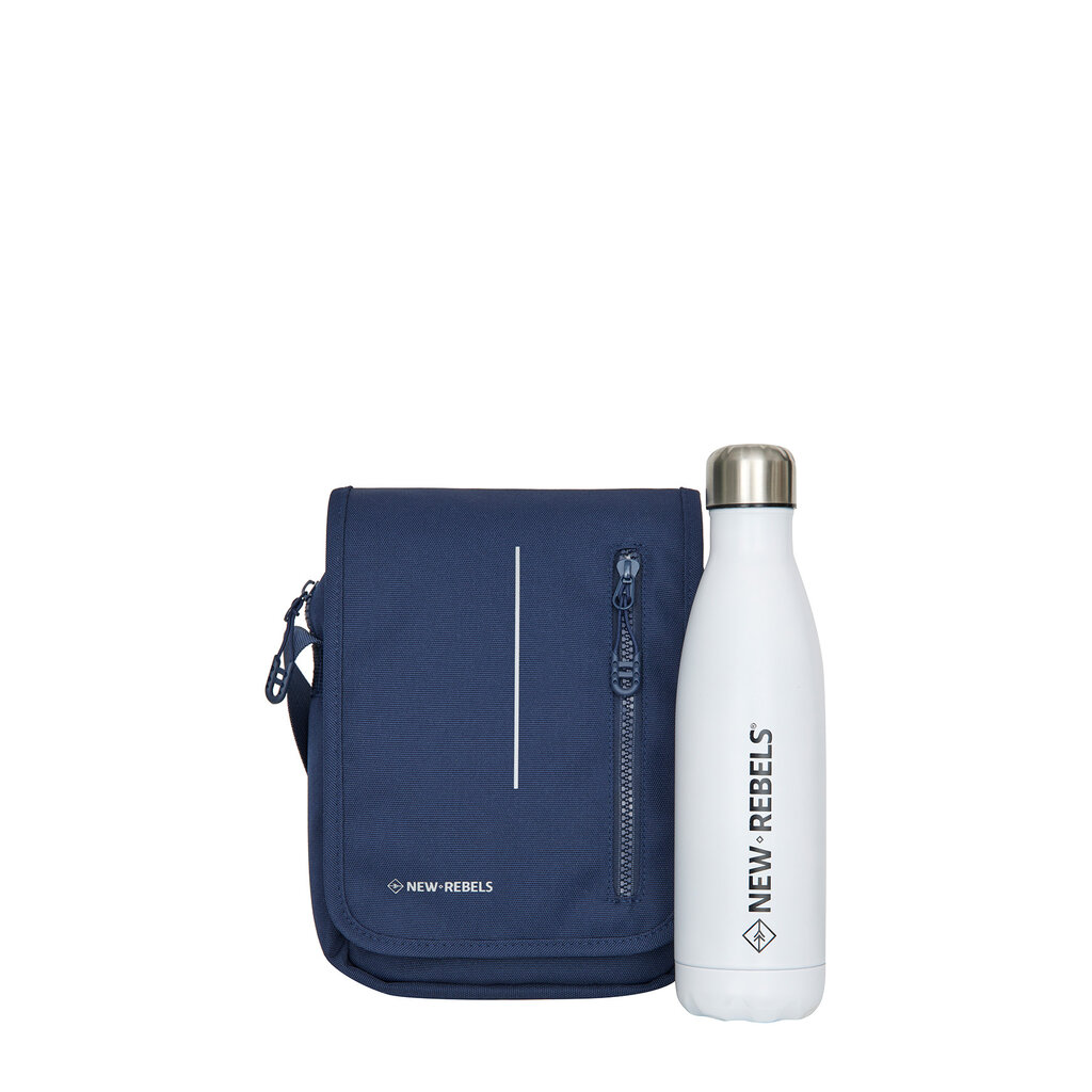 New Rebels New Rebels Valor Cincinnati Flapover Navy – Waterbestendige Schoudertas – 2.9 L
