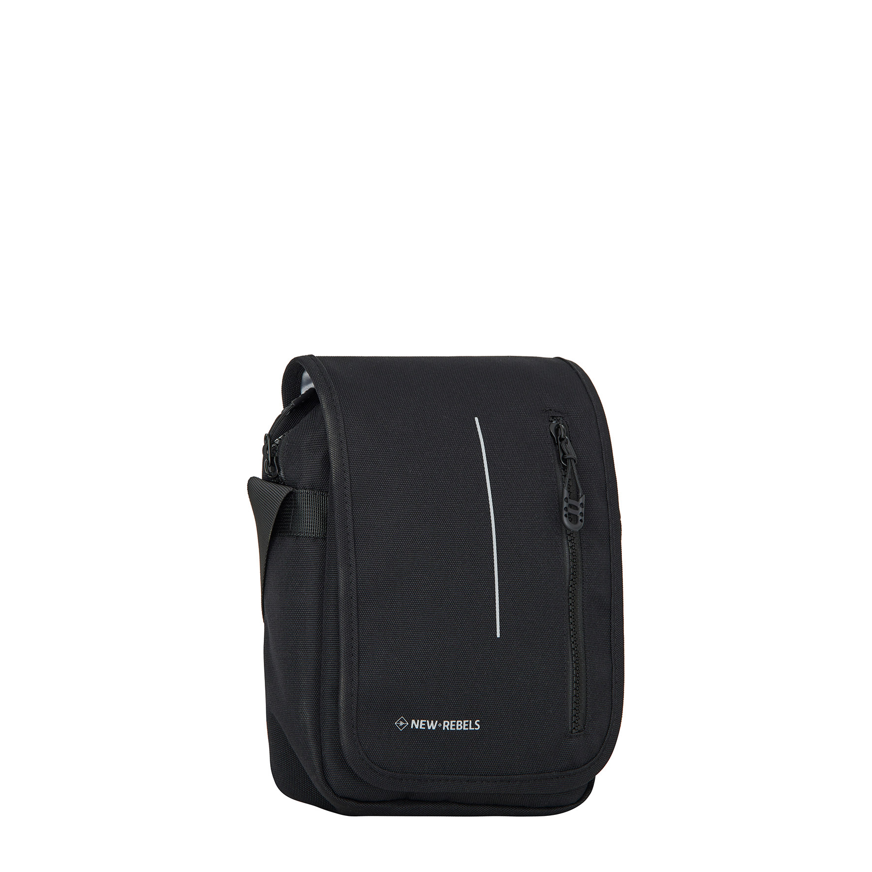 New Rebels Valor Cincinnati Flapover Black - Waterbestendige Schoudertas - 2.9 L