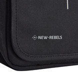 New Rebels New Rebels Valor Cincinnati Flapover Black – Waterbestendige Schoudertas – 2.9 L