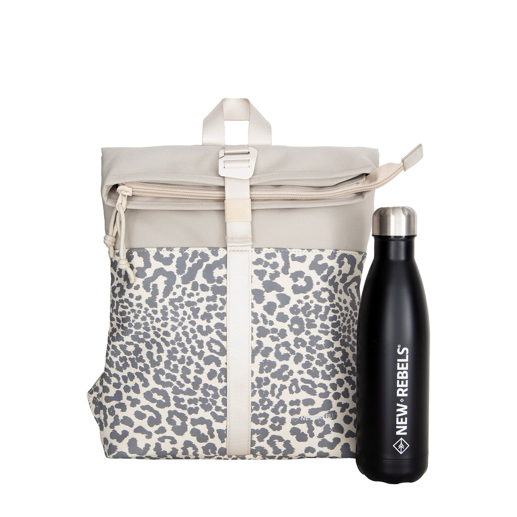New Rebels Urban Leopard Los Angeles Rolltop Backpack