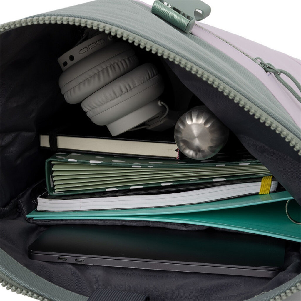 New Rebels New Rebels Mart New York Rolltop Rugzak 17-21L Waterafstotende Laptop Rugtas 15.6 inch Werktas Rolltop – Lila