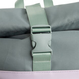 New Rebels New Rebels Mart New York Rolltop Rugzak 17-21L Waterafstotende Laptop Rugtas 15.6 inch Werktas Rolltop – Lila