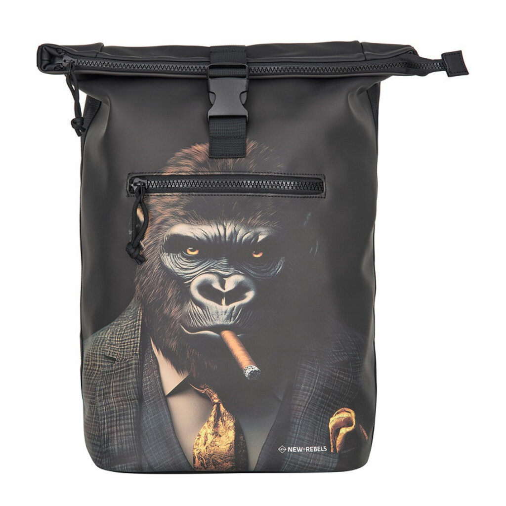New Rebels New Rebels Mart Arts New York Gorilla Rolltop Backpack 16L