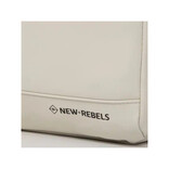 New Rebels New Rebels Bruce Miami Rugzak 9L Waterafstotende Laptop Rugtas 13 inch Schooltas en Werktas van PU Nylon Comfortabel Comp 9L Beige