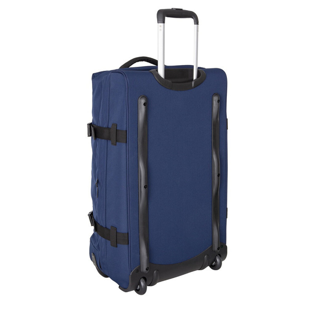 New Rebels New Rebels Gassaway Trolley 35L Sturdy Lightweight Travel Suitcase with Double Wheels – Navy Blue