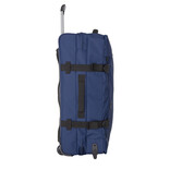 New Rebels New Rebels Gassaway Trolley 35L Sturdy Lightweight Travel Suitcase with Double Wheels – Navy Blue