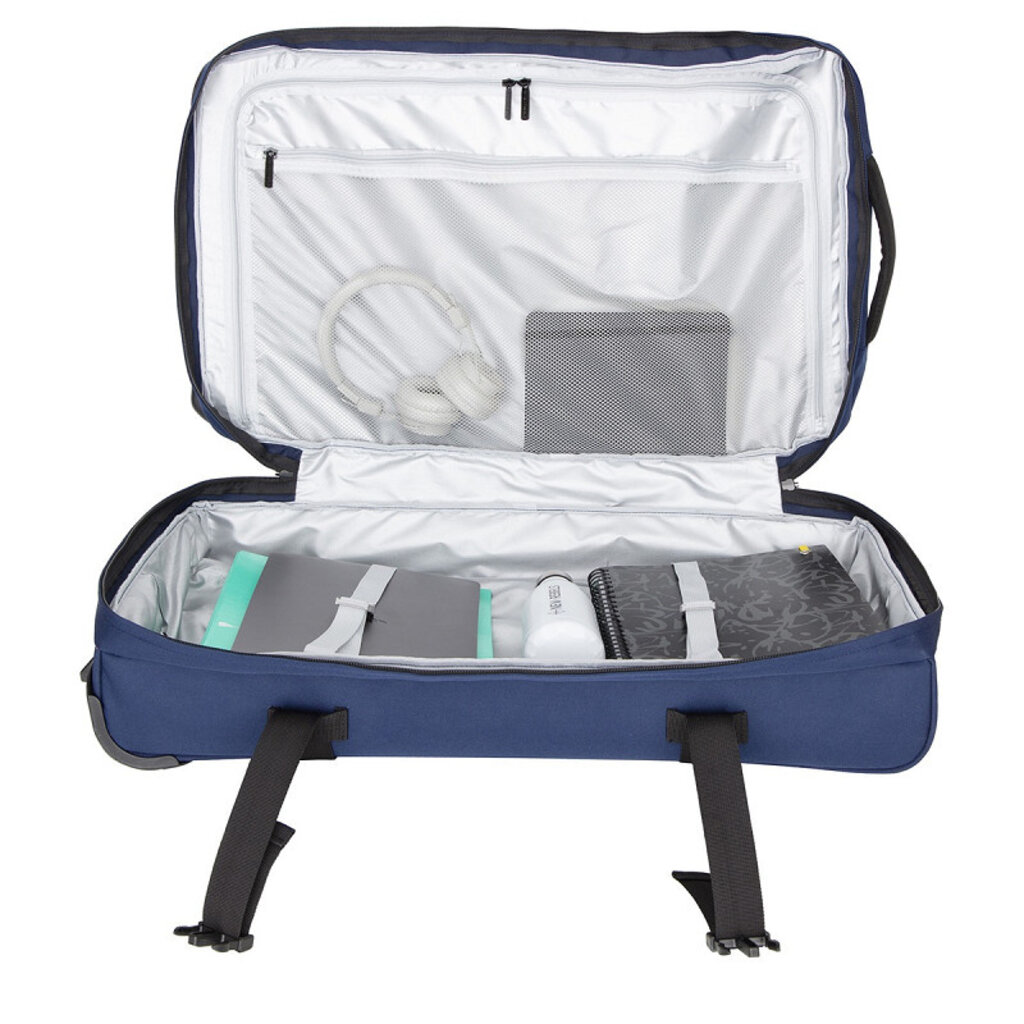 New Rebels New Rebels Gassaway Trolley 35L Robuster, Leichter Reisekoffer mit Doppelrollen – Navy Blue