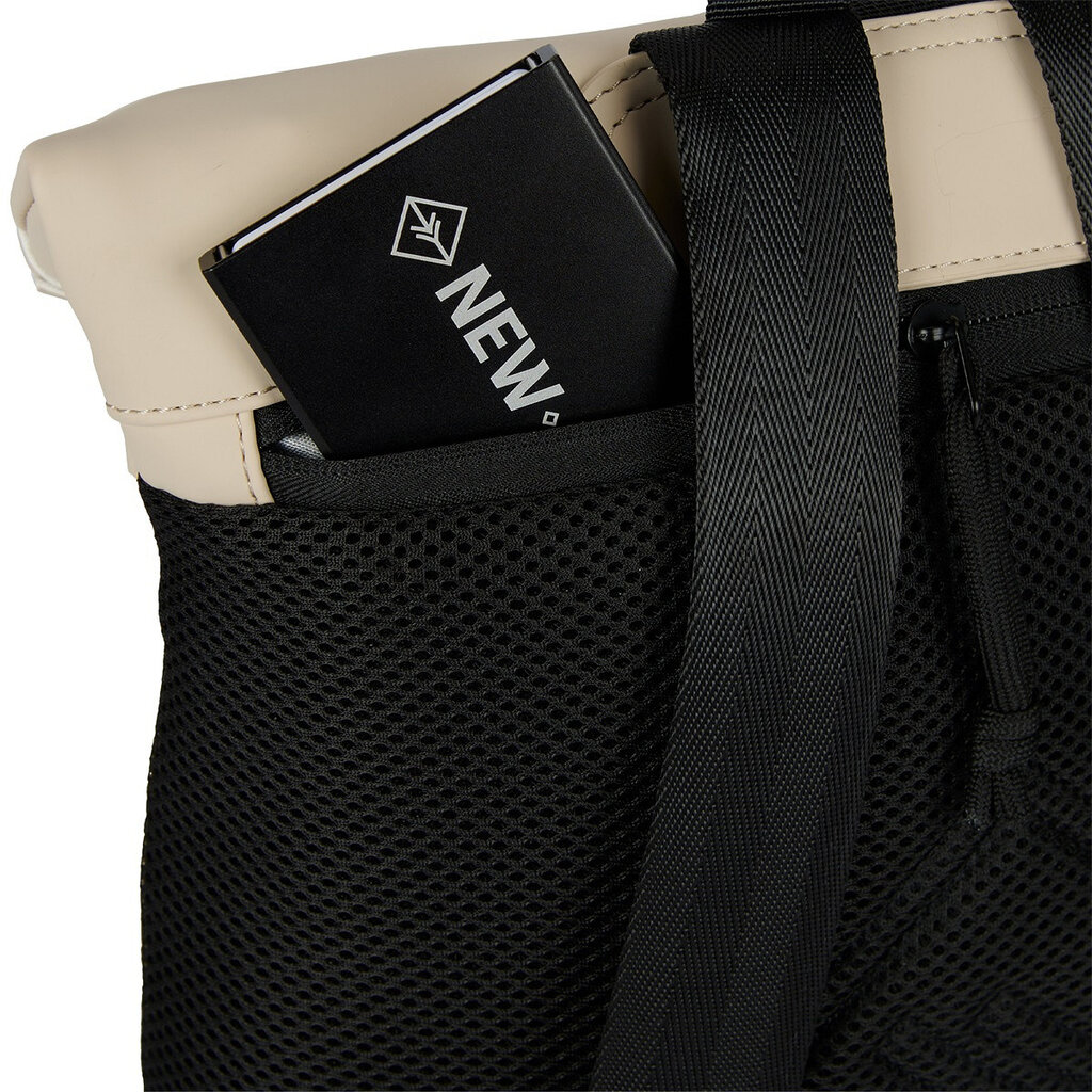 New Rebels New Rebels Mart Los Angeles Beige 7L Rolltop Backpack Water Repellent