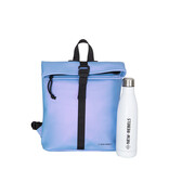 New Rebels New Rebels Mart Los Angeles Metallic Helllila Small 7L Rolltop Rucksack Wasserabweisend