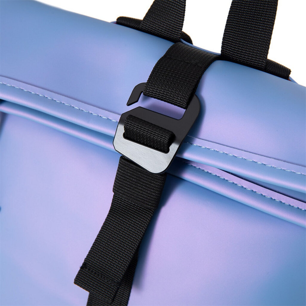 New Rebels New Rebels Mart Los Angeles Metallic Helllila Small 7L Rolltop Rucksack Wasserabweisend