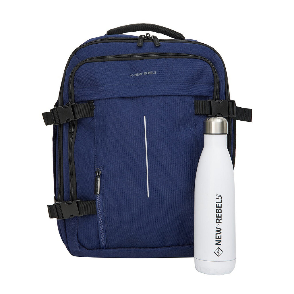 New Rebels Gassaway – Corbin Underseat Cabin Backpack 25L | Carry On Travel Backpack | 31x20x41 cm | Navy Blue