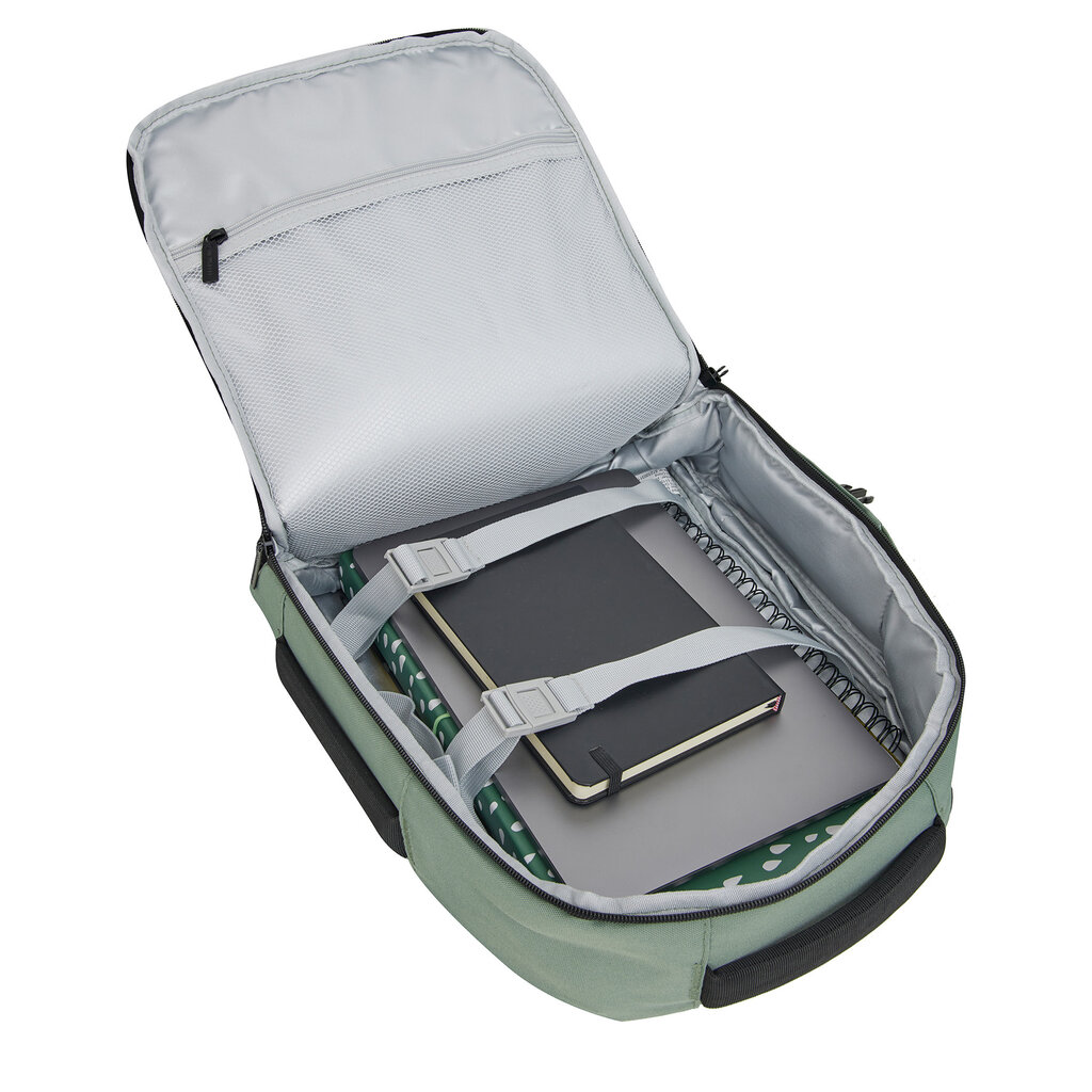 New Rebels  Gassaway – Corbin Underseat Cabin Backpack 25L | Carry On Travel Backpack | 31x20x41 cm | Salie green