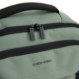 New Rebels  Gassaway – Corbin Underseat Cabin Backpack 25L | Carry On Travel Backpack | 31x20x41 cm | Salie green