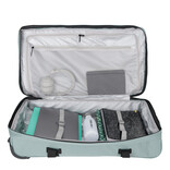 New Rebels New Rebels Gassaway Trolley Large Navy | Large Suitcase 73L | Lightweight Suitcase with Double Wheels | 70x39x27 cm | Salie Green