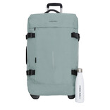 New Rebels New Rebels Gassaway Trolley Large Navy | Large Suitcase 73L | Lightweight Suitcase with Double Wheels | 70x39x27 cm | Salie Green