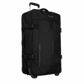 New Rebels Gassaway Trolley Large Black| Large Suitcase 73L | Lightweight Suitcase with Double Wheels | 70x39x27 cm | Black