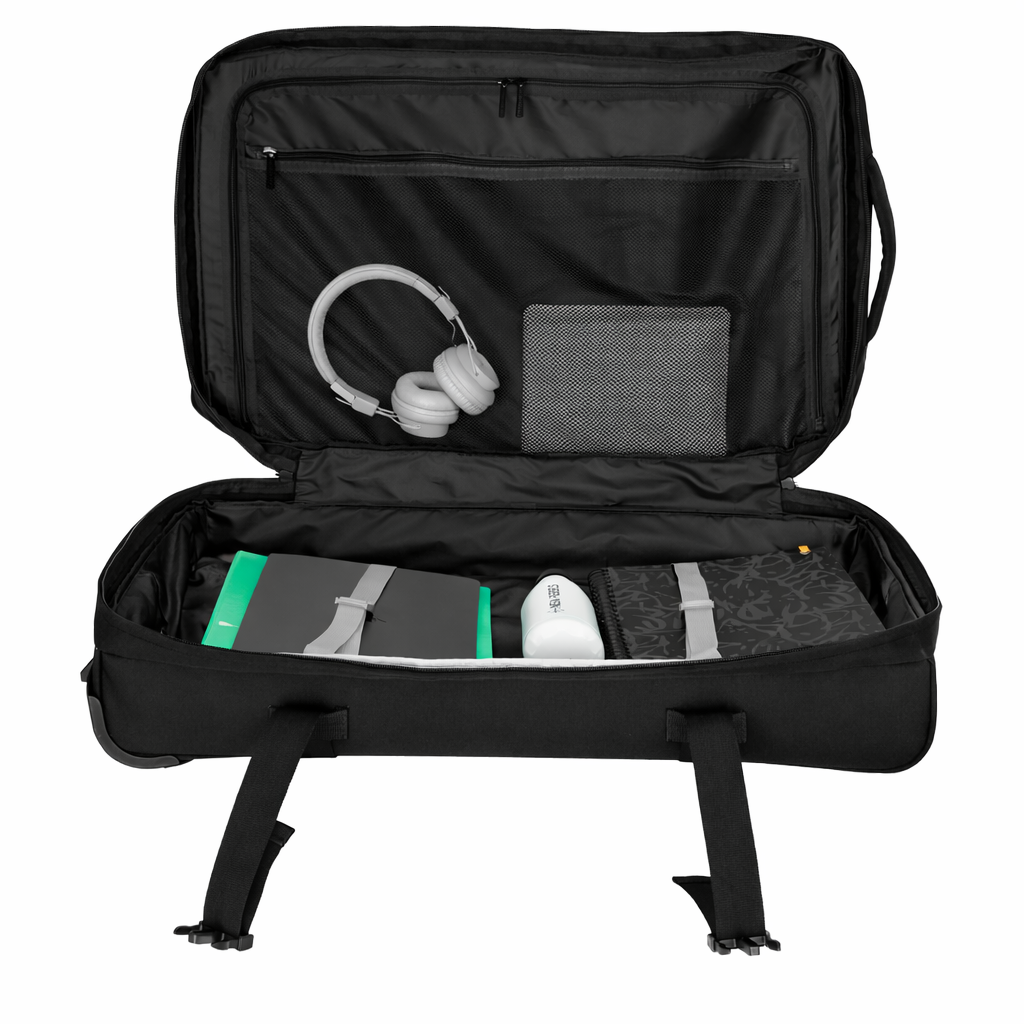 New Rebels New Rebels Gassaway Trolley Large Black | Large Suitcase 73L | Lightweight Suitcase with Double Wheels | 70x39x27 cm | Black