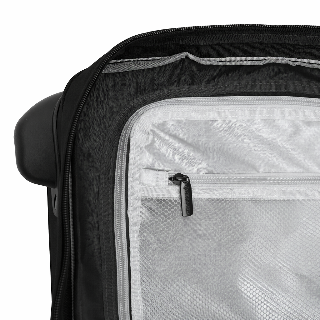 New Rebels New Rebels Gassaway Trolley Large Black | Large Suitcase 73L | Lightweight Suitcase with Double Wheels | 70x39x27 cm | Black