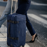 New Rebels New Rebels Gassaway Trolley XXL Navy | Large Suitcase 73L | Lightweight Suitcase with Double Wheels | 70x39x27 cm | Navy