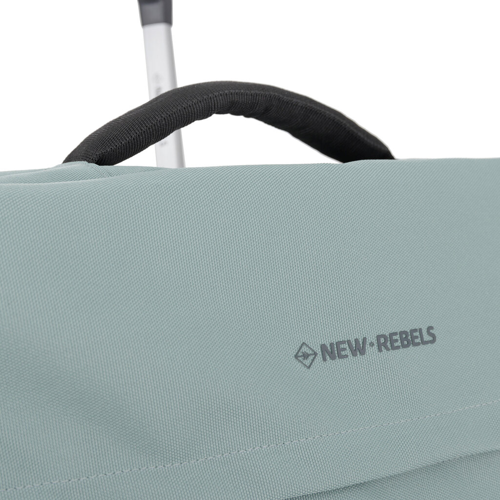 New Rebels New Rebels Gassaway Trolley Large  | Large Suitcase 73L | Lightweight Suitcase with Double Wheels | 70x39x27 cm | Salie Green