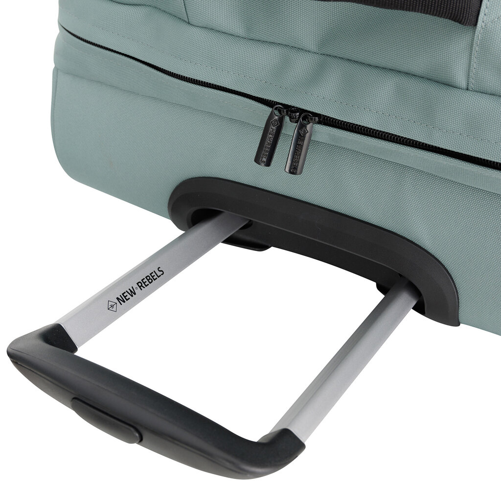 New Rebels New Rebels Gassaway Trolley Large | Grote Reiskoffer 73L | Lichtgewicht Koffer met Dubbele Wielen | 70x39x27 cm |  Salie groen