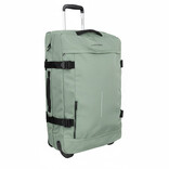 New Rebels New Rebels Gassaway Trolley Large  | Large Suitcase 73L | Lightweight Suitcase with Double Wheels | 70x39x27 cm | Salie Green