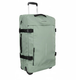 New Rebels New Rebels Gassaway Trolley Large  | Large Suitcase 73L | Lightweight Suitcase with Double Wheels | 70x39x27 cm | Salie Green