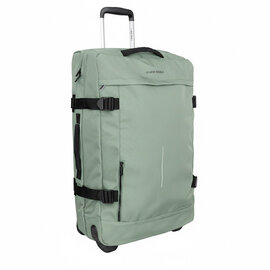 New Rebels Gassaway Trolley Large  | Large Suitcase 73L | Lightweight Suitcase with Double Wheels | 70x39x27 cm | Salie Green