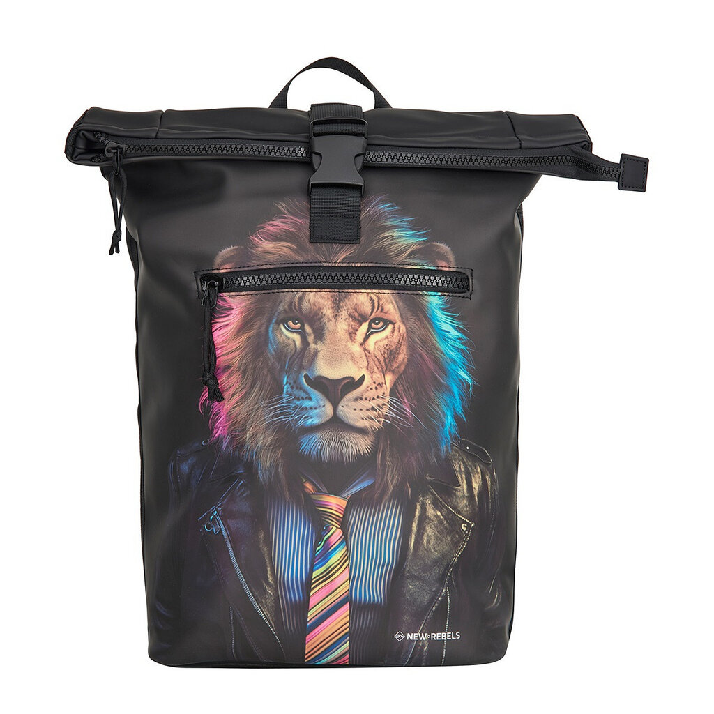 New Rebels New Rebels Mart Arts New York Lion Rolltop Backpack 16L