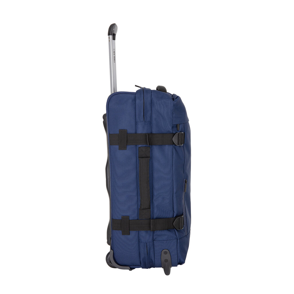New Rebels Gassaway Trolley Medium Navy | Reisekoffer 52L | Leichter Koffer mit Doppelrollen | 60 x 36 x 24 cm