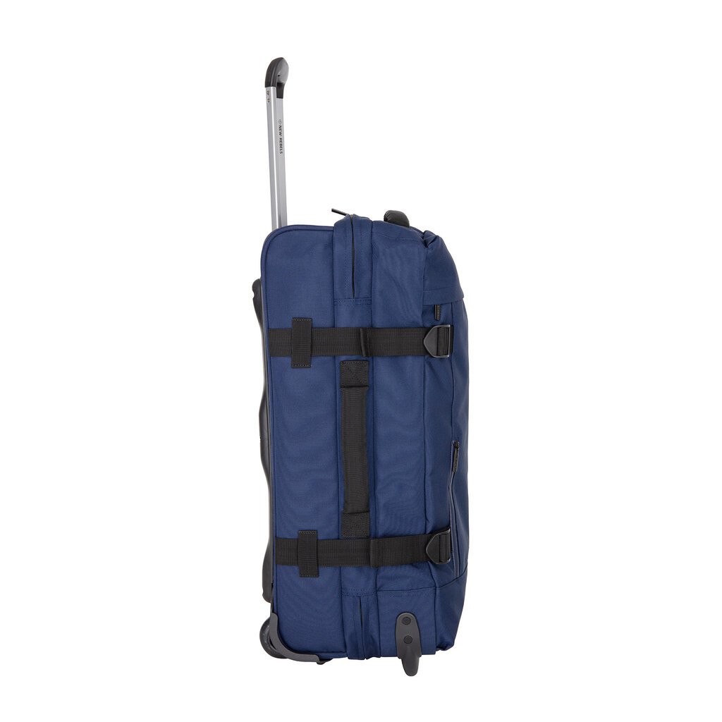 New Rebels New Rebels Gassaway Trolley Medium Navy | Reiskoffer 52L | Lichtgewicht Koffer met Dubbele Wielen | 60x36x24 cm
