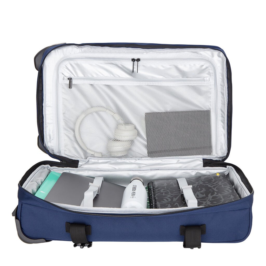 New Rebels New Rebels Gassaway Trolley Medium Navy | Reiskoffer 52L | Lichtgewicht Koffer met Dubbele Wielen | 60x36x24 cm