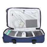 New Rebels New Rebels Gassaway Trolley Medium Navy | Reiskoffer 52L | Lichtgewicht Koffer met Dubbele Wielen | 60x36x24 cm