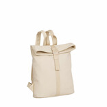 New Rebels New Rebels Branson – Los Angeles Rolltop Backpack Mini Beige | 7L Waterafstotende Rugzak van PU