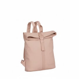 New Rebels Branson – Los Angeles Rolltop Backpack Mini Black | 7L Waterafstotende Rugzak van PU