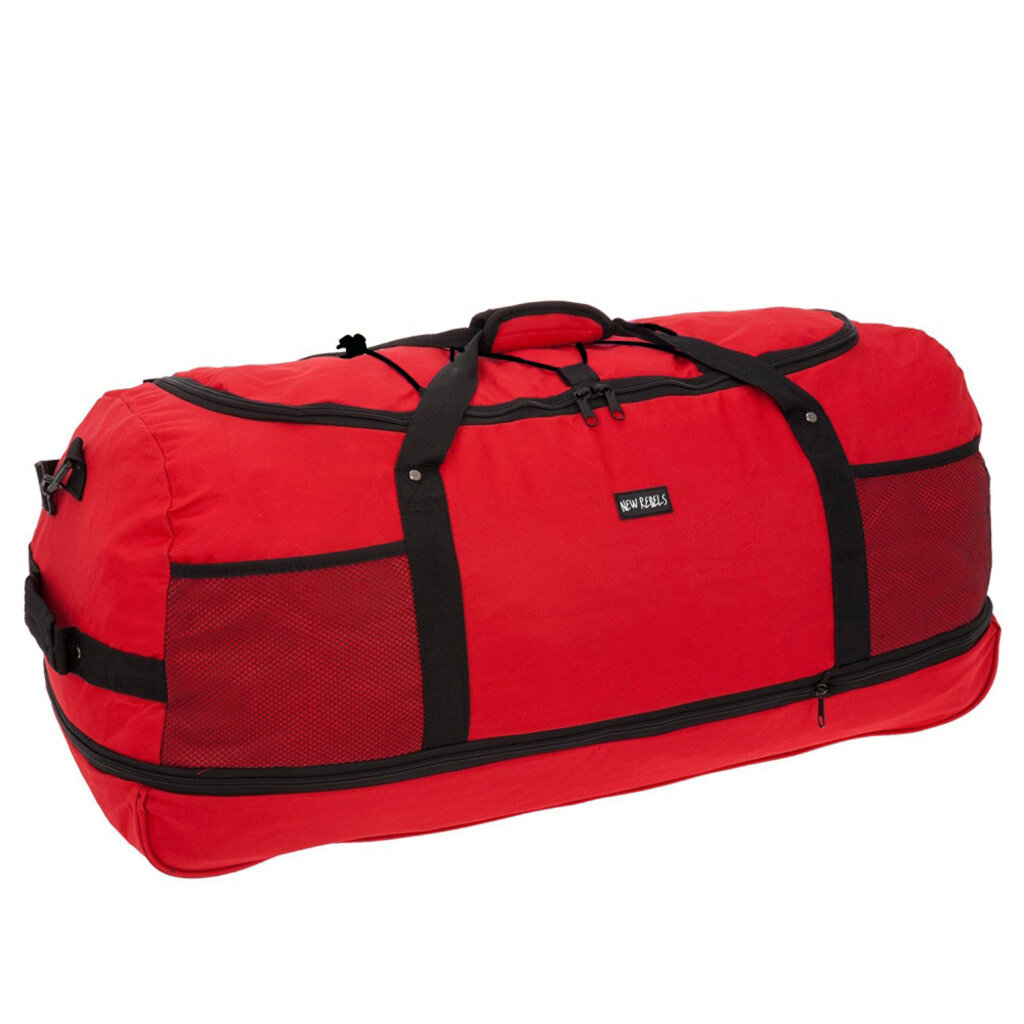 New Rebels Airmont Newark Red 110L Rollable Trolley Weekend Bag Water Repellent