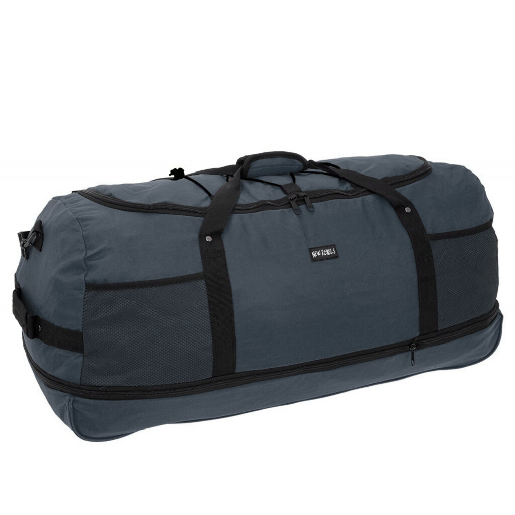 New Rebels New Rebels Airmont Newark Navy 110L Rollable Trolley Weekendtas Waterafstotend