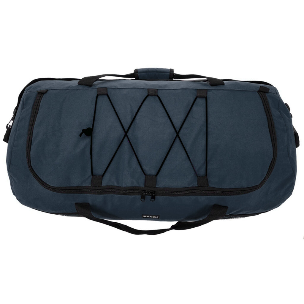 New Rebels New Rebels Airmont Newark Navy 110L Rollable Trolley Weekendtas Waterafstotend