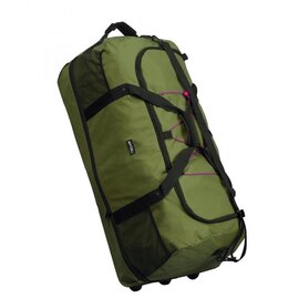 New Rebels Airmont Newark Olive 110L Rollable Trolley Weekend Bag Water Repellent  - Upgraded version with 3 skate wheels