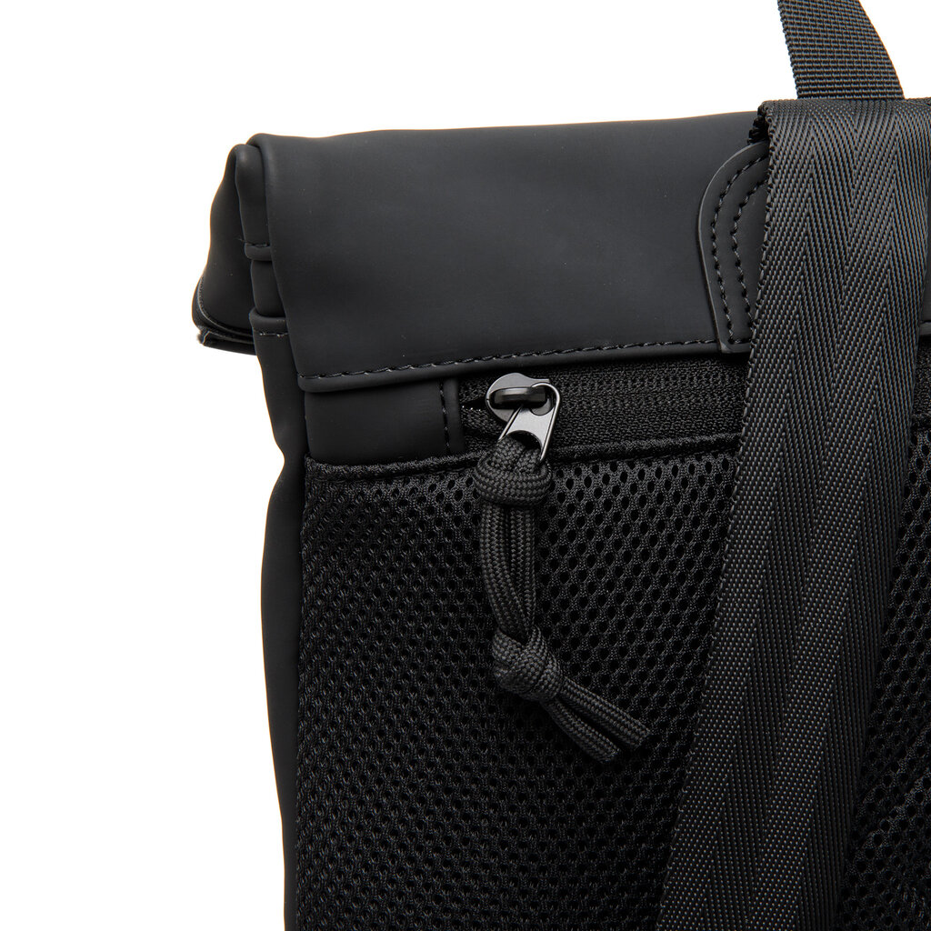 New Rebels New Rebels Mart Los Angeles Black 7L Rolltop Backpack Water Repellent