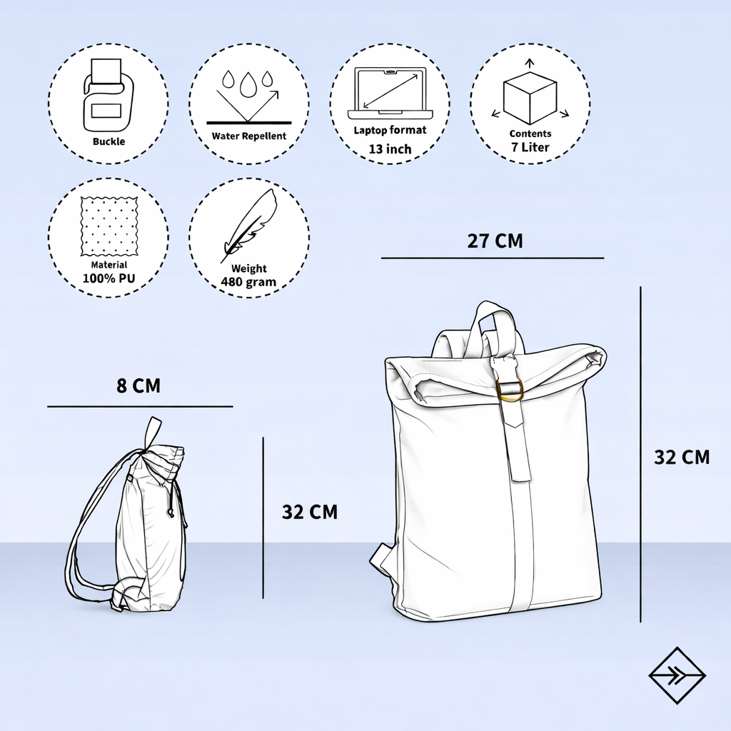 New Rebels New Rebels Mart Art  Los Angeles Pearl Girl Vermeer Rolltop Rugtas