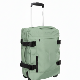 New Rebels Gassaway Trolley 35L Robuster, Leichter Reisekoffer mit Doppelrollen – Salbeigrün