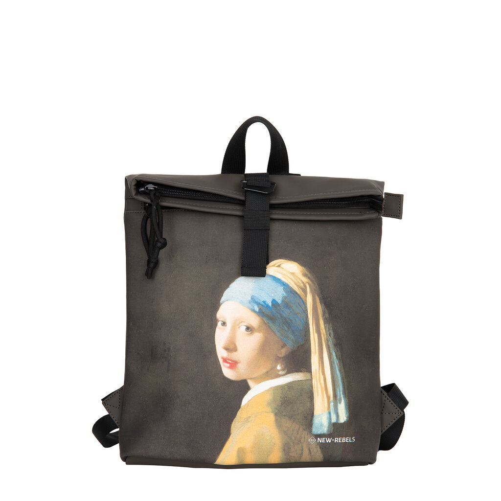 New Rebels New Rebels Mart Art – Los Angeles Pearl Girl Vermeer Rolltop-Rucksack