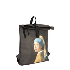 New Rebels Mart Art  Los Angeles Pearl Girl Vermeer Rolltop Rugtas