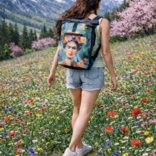 New Rebels New Rebels Mart Art New York Flowerhead 21L Rugtas Rolltop Waterafstotend Laptop 15.6"