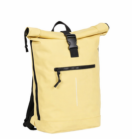 New Rebels New Rebels Mart New York 21L Rucksack Arbeitstasche Rolltop Wasserabweisend Laptop 15.6” Butter Yellow