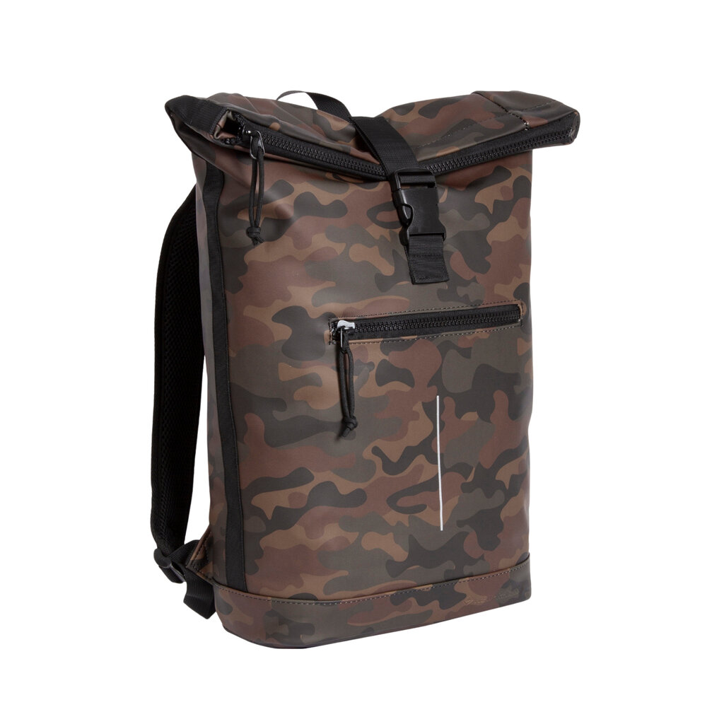 New Rebels New Rebels Mart New York Camouflage Green 21L Backpack Rolltop Water Repellent Laptop 15.6"