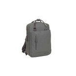 New Rebels New Rebels Bruce Miami Rugzak 9L Waterafstotende Laptop Rugtas 13 inch Schooltas en Werktas van PU Nylon Comfortabel Comp 9L Antracite