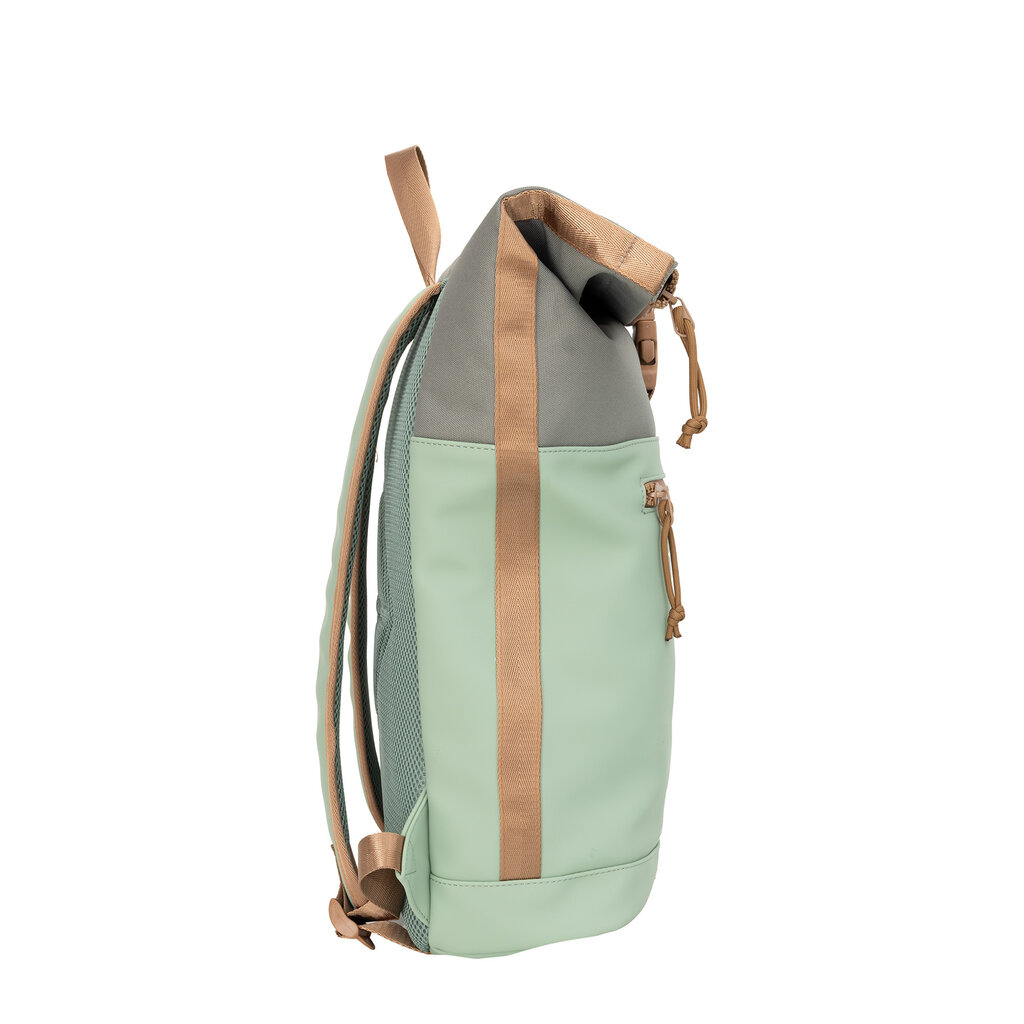 New Rebels New Rebels Ferron New York Rolltop Rugzak 16L Laptop Werktas / Schooltas  Sage Green