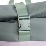 New Rebels New Rebels Mart New York Rolltop Rugzak 17-21L Waterafstotende Laptop Rugtas 15.6 inch Werktas Rolltop – Lila